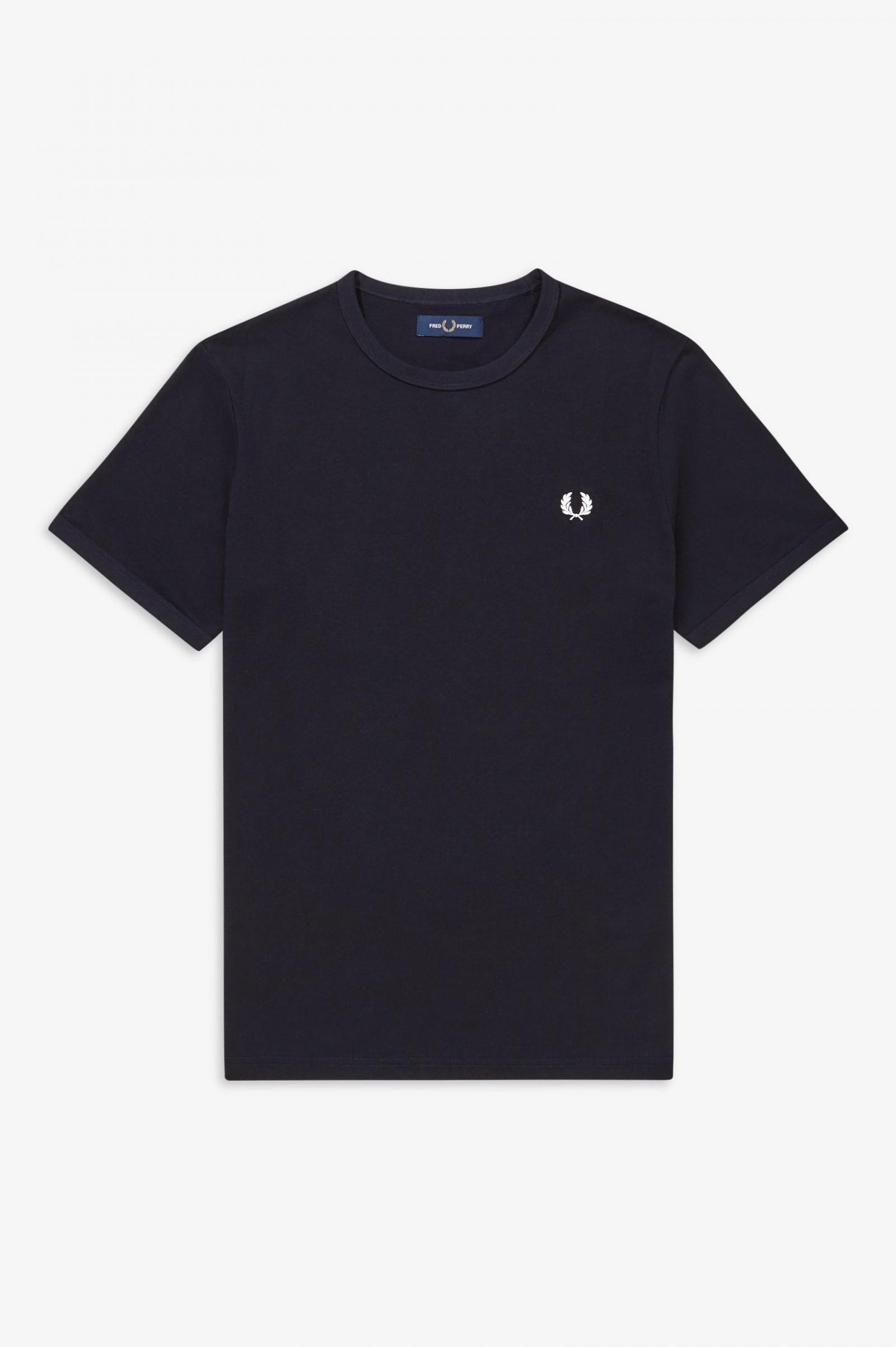 Fred Perry Ringer T-Shirt - Navy	