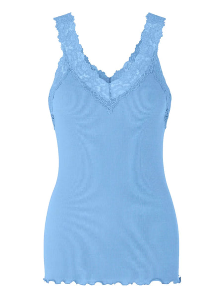 Rosemunde Blue Allure Organic Top with Lace