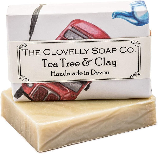 The Clovelly Soap Company 100g Tea Tree and Clay Soap