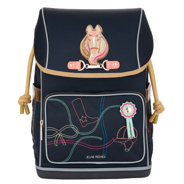 Jeune Premier Cavalier Couture Ergonomic School Backpack