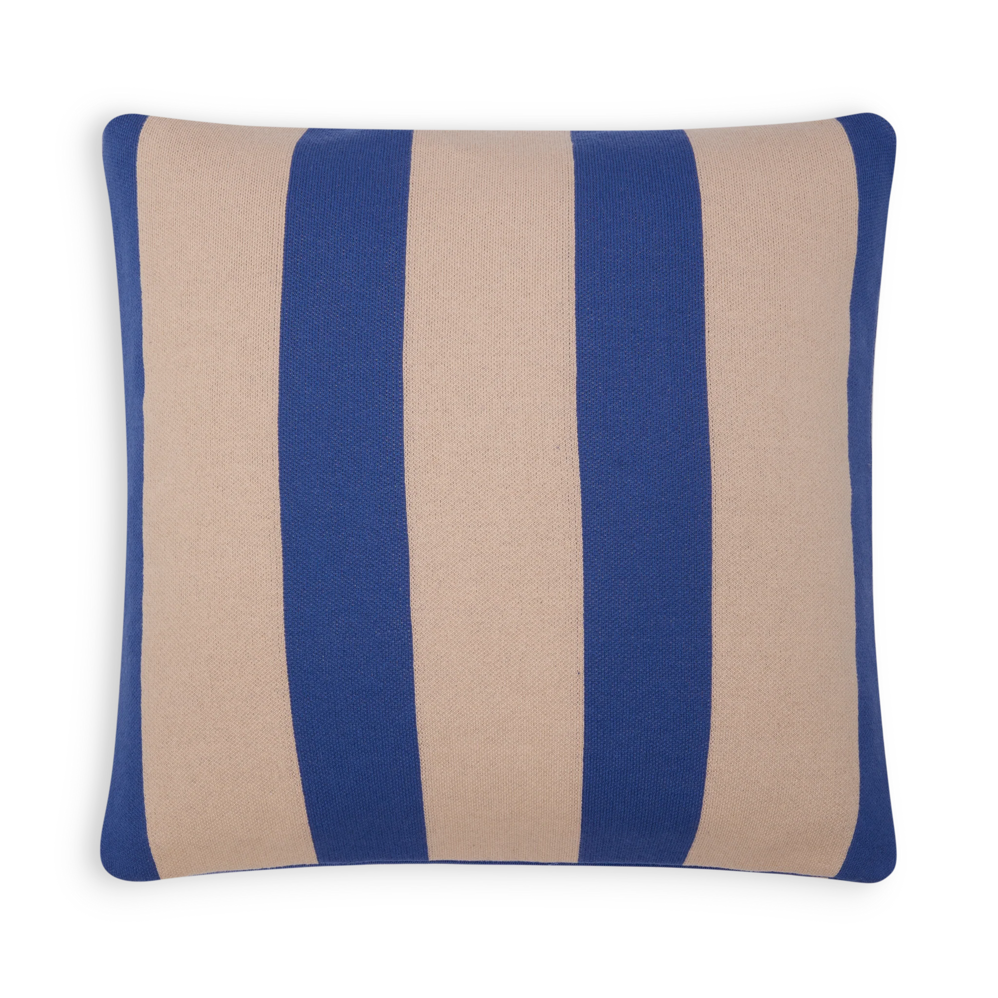 Sophie Home Enkel Cobalt Blue Cotton Knit Cushion Includes Pad