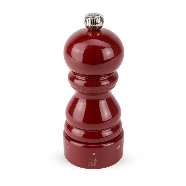 Burton McCall Peugeot Paris Uselect Wooden Manual Pepper Mill In Rouge Passion Gloss 12cm