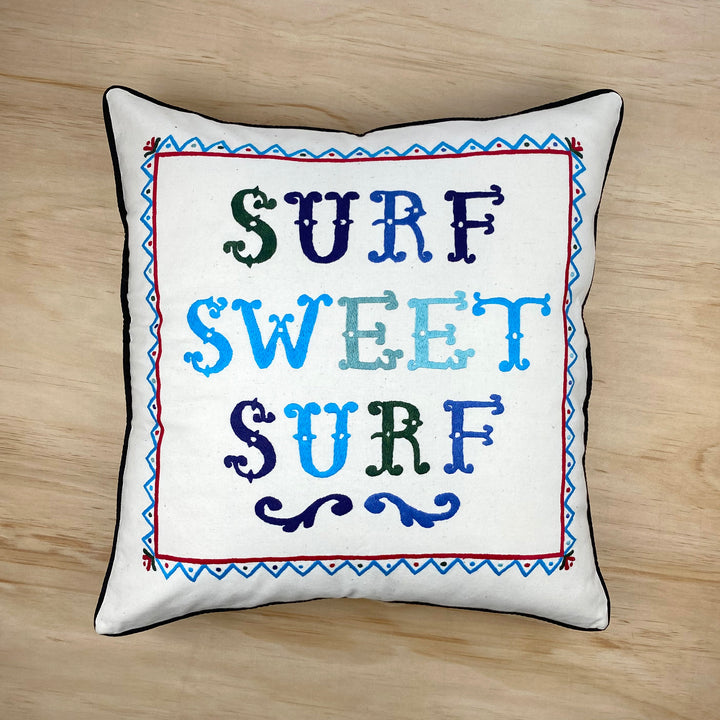 Aloha To Zen Surf Sweet Surf Pillow