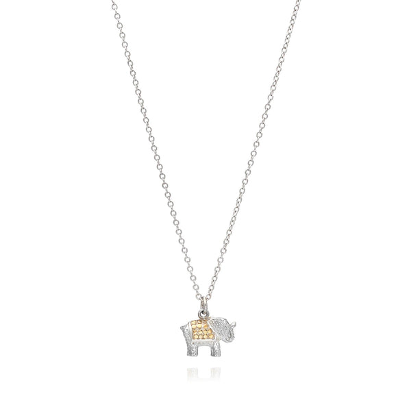 Anna Beck 1209N Twt Small Elephant Necklace