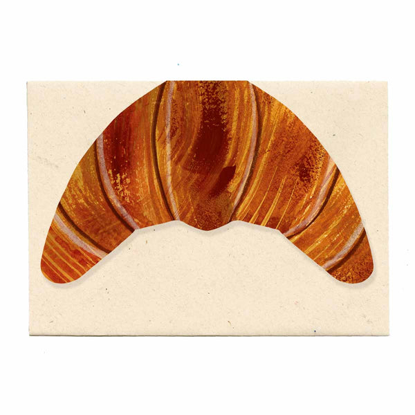 Mortlake Papers Croissant Cut Out Card