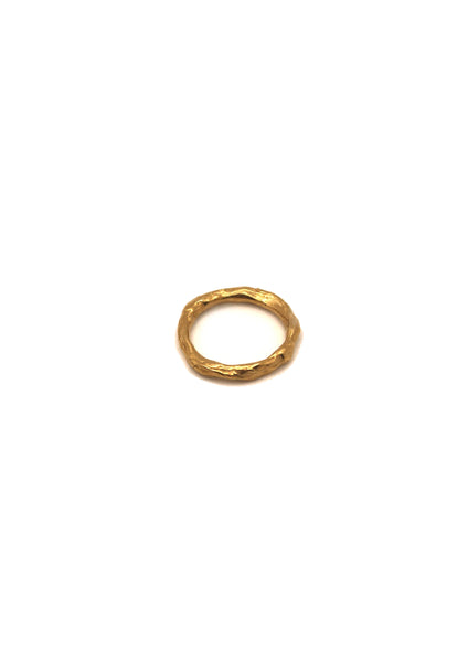 Hannah Bourn Gold Vermeil Size N The Ripple Ring