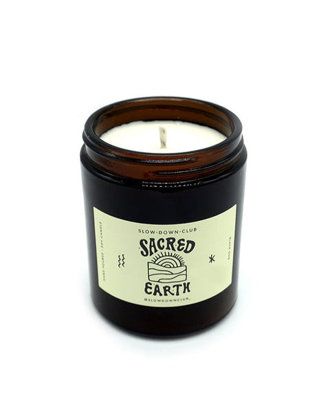 Slow Down Club Black Oud Sacred Earth Soy Candle