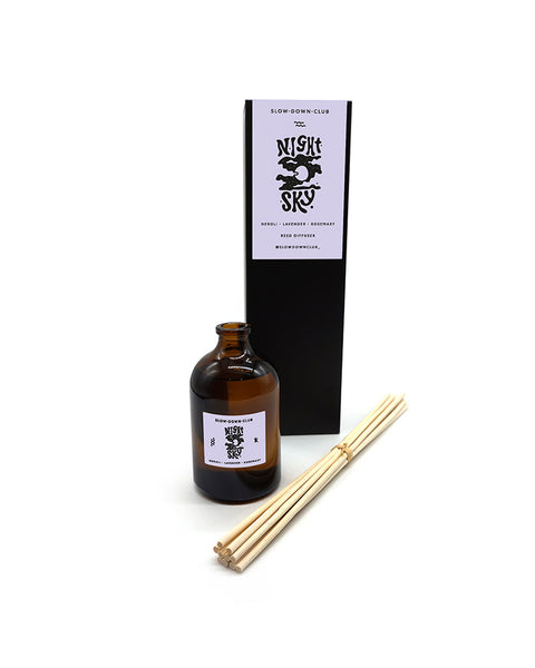Slow Down Club Lavender Rosemary and Neroli Night Sky Reed Diffuser