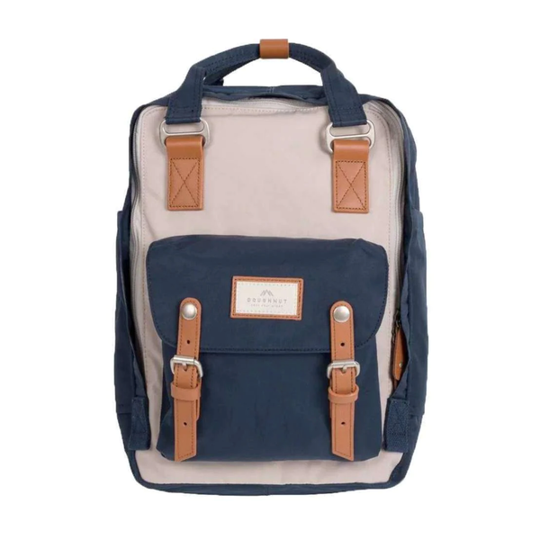 Doughnut Ivory and Navy Macaroon Backpack