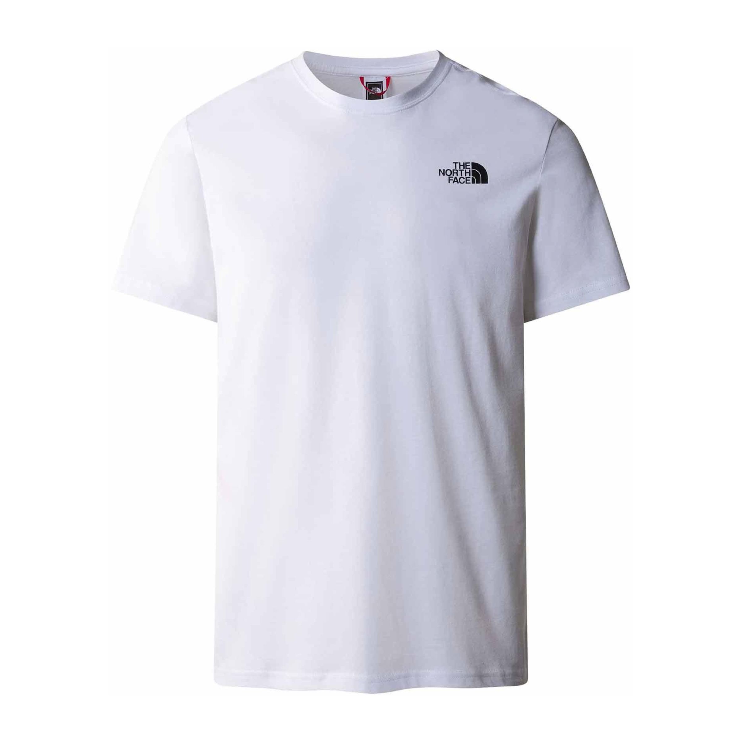 The North Face  White Black Mountain Outlines Uomo T Shirt 