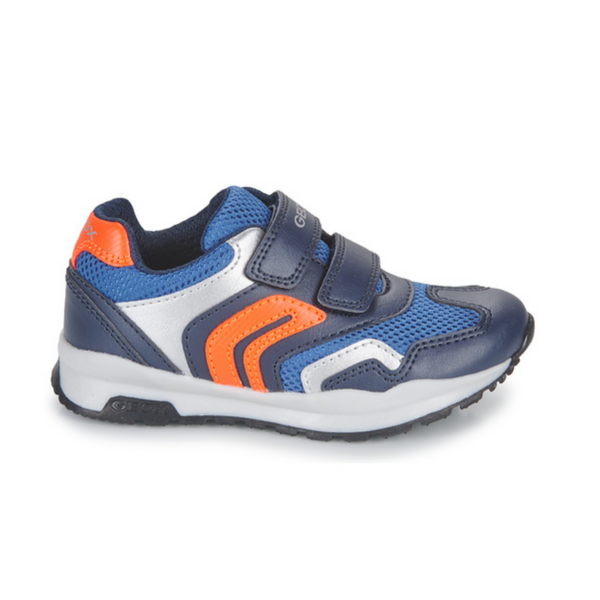 GEOX Navy and Orange Pavel Trainers