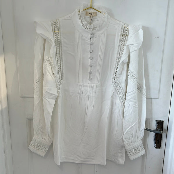 Anorak White Suncoo Louxor Blouse Shirt