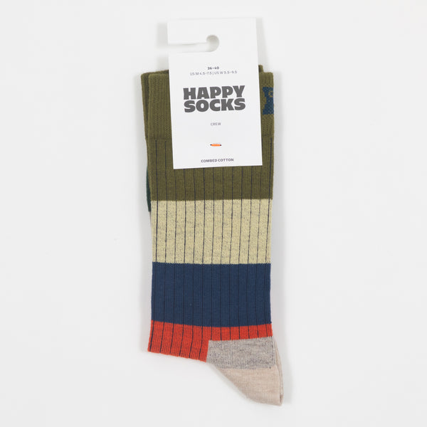 Happy Socks  Chunky Stripe Socks in Multi