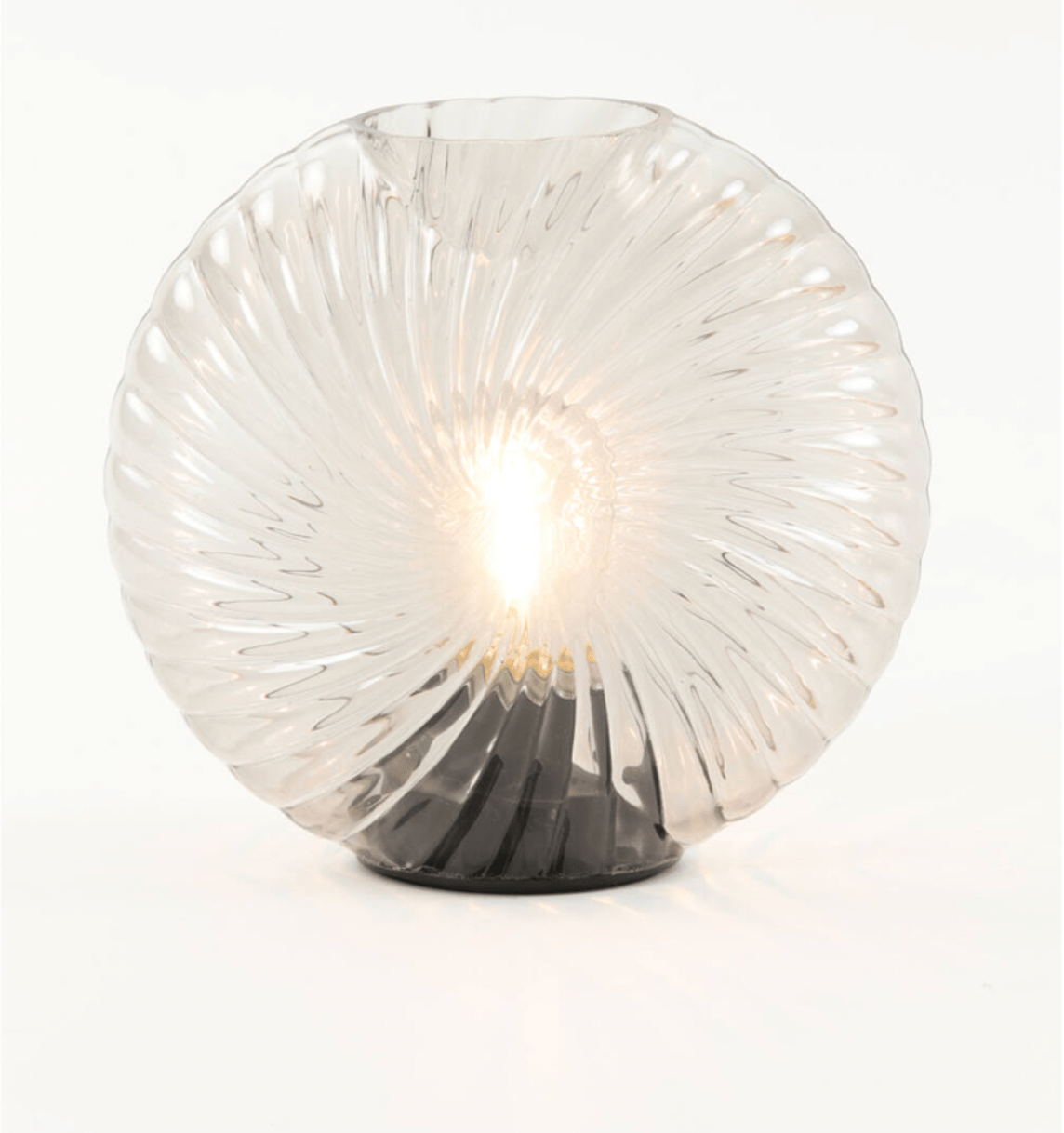 Light & Living Milado Table Lamp Clear Glass Large