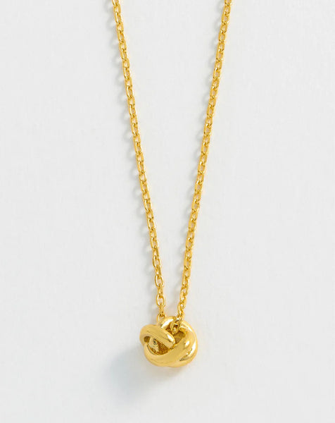 Estella Bartlett  - Knot Charm Necklace - Gold Plated