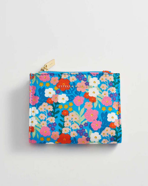Estella Bartlett  - Folded Wallet - Blue Floral Print