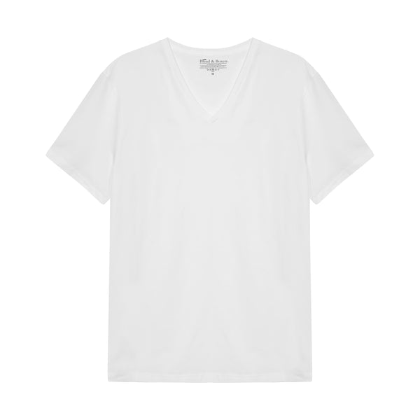Bread and Boxers White V Neck T Shirt