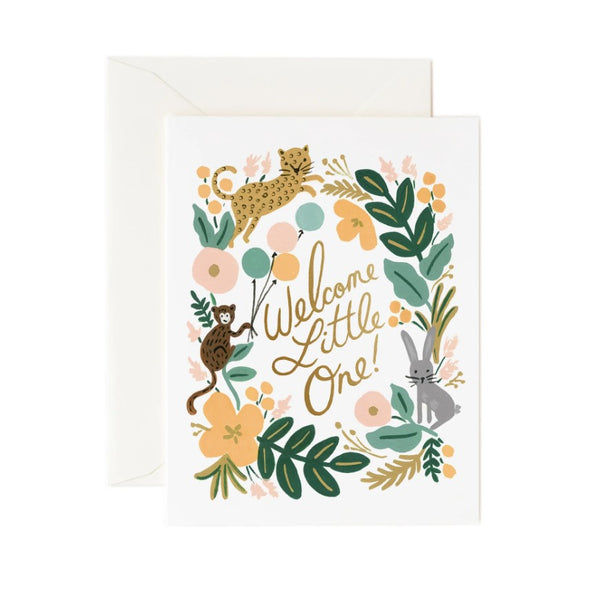 Rifle Paper Co. New Baby Card Menagerie