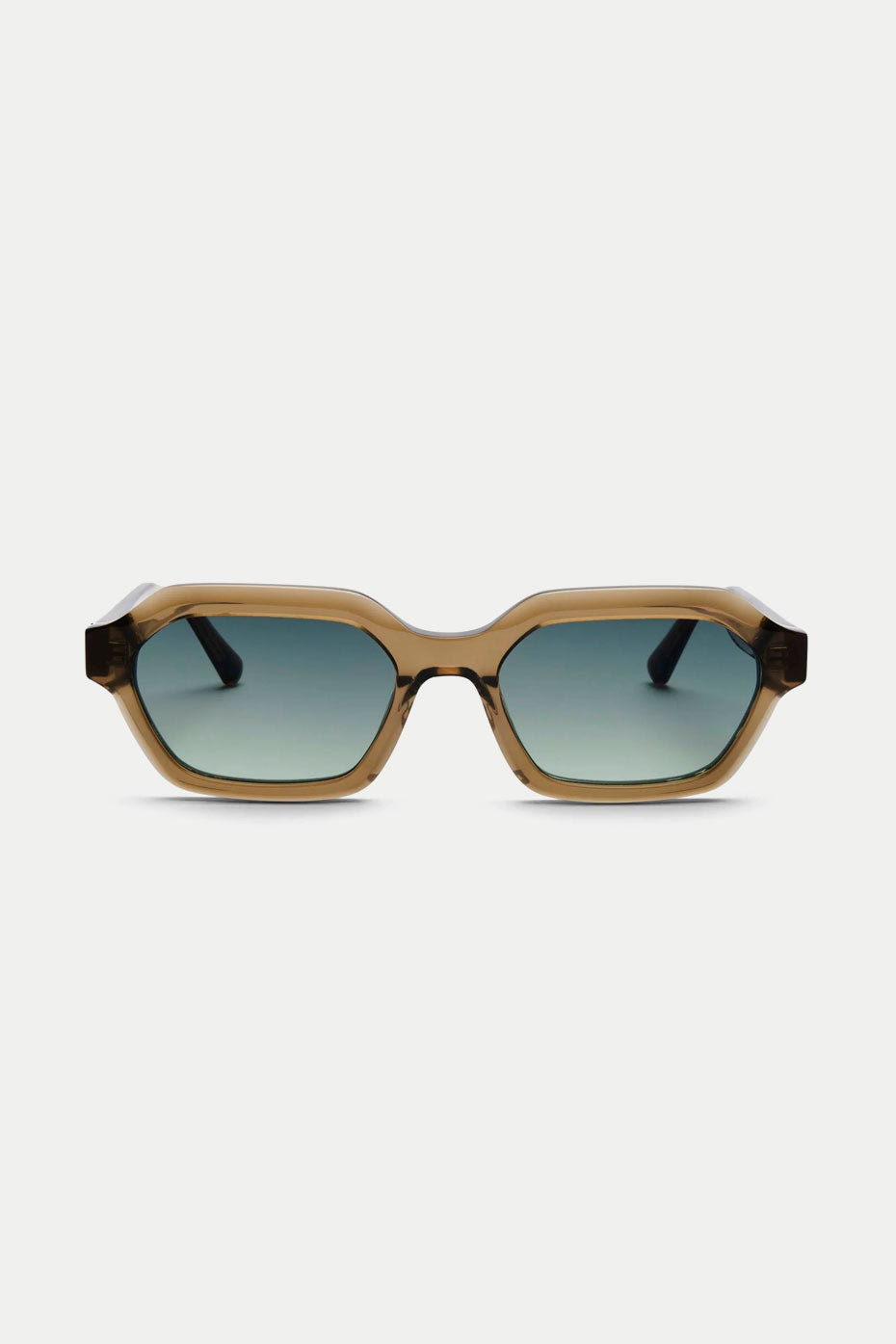 MESSYWEEKEND Bottle Green Anthony Sunglasses