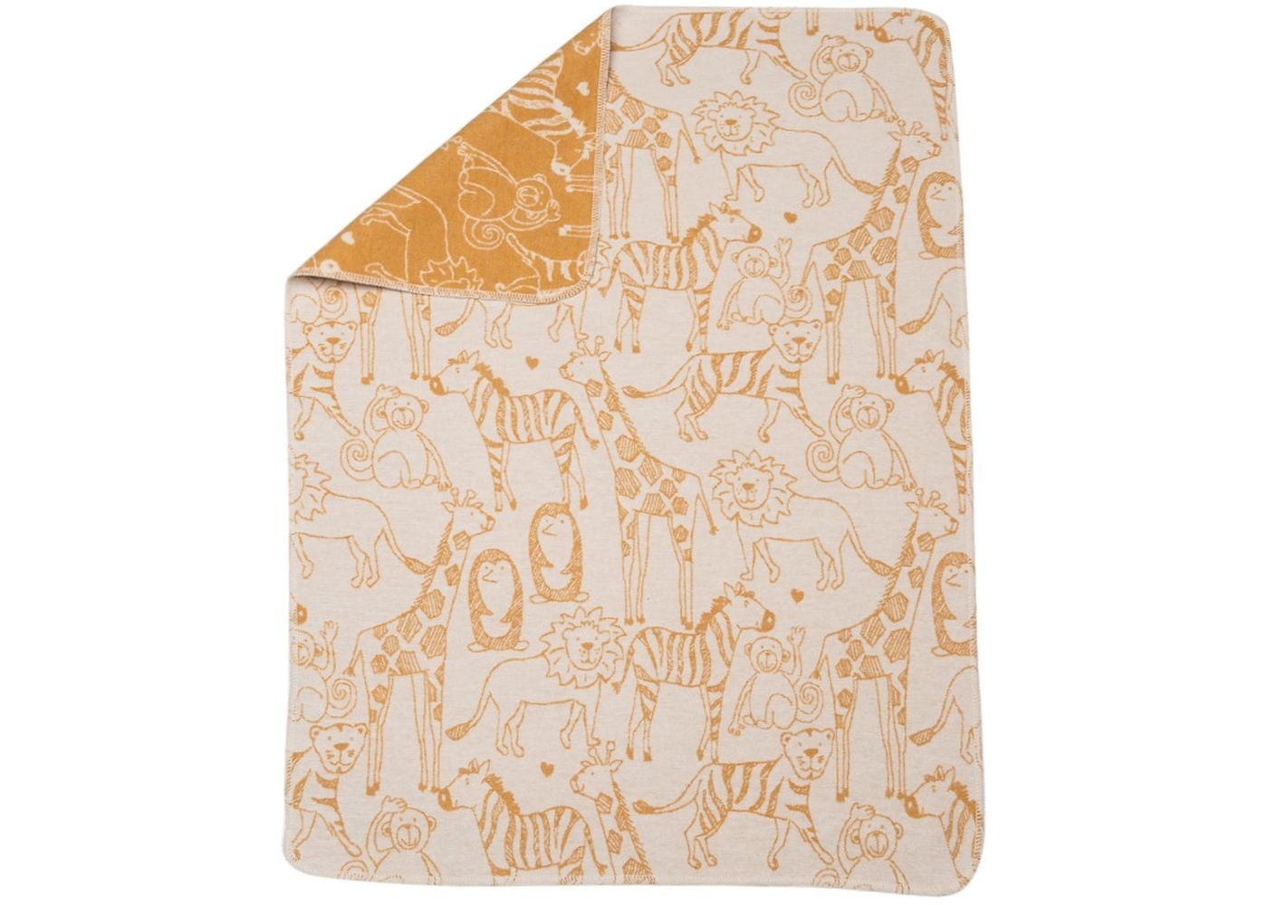 David Fussenegger Yellow Safari Juwel Baby Blanket