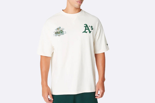 New Era - Oakland Athletics MLB Ice Cream Oversized T-Shirt - Grey