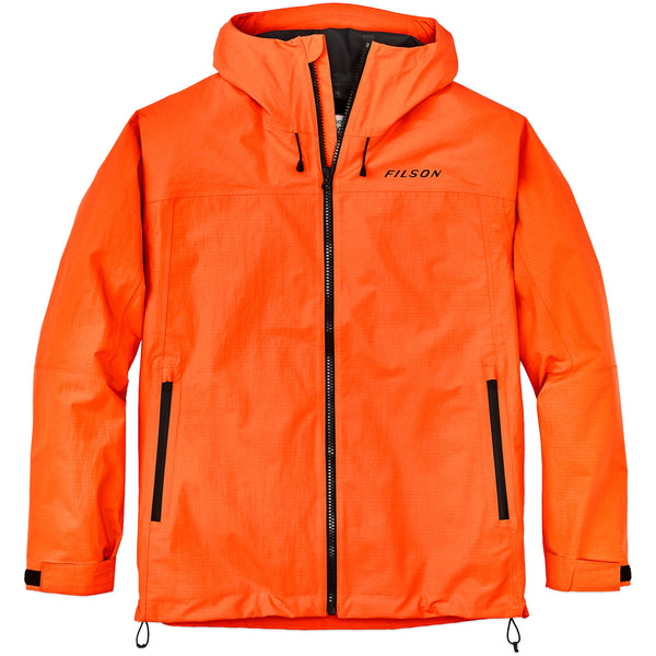 Filson Blaze Orange New Swiftwater 2.0 Rain Jacket