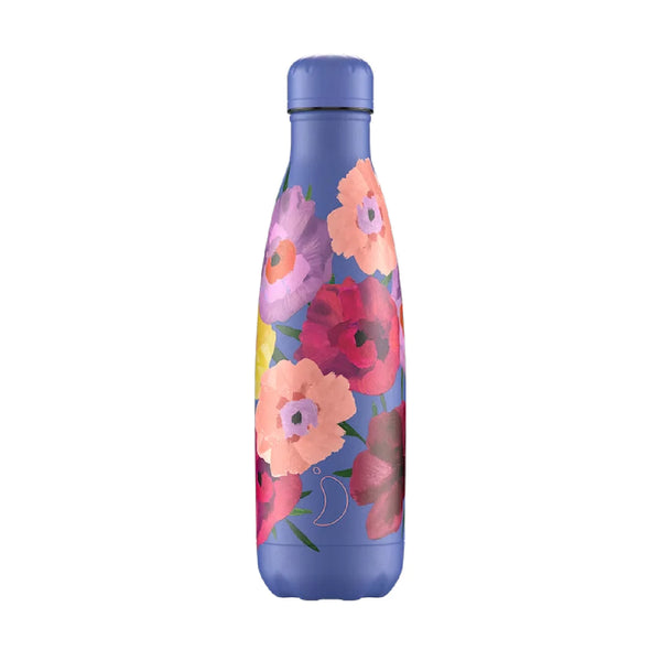 chillys-floral-maxi-poppy-water-bottle-500ml