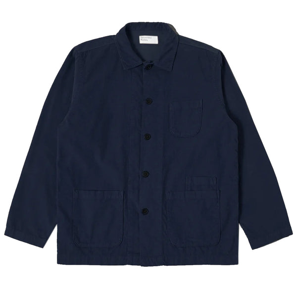 Universal Works Bakers Overshirt Fine Cord Navy