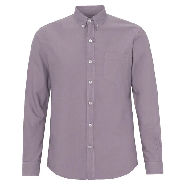 Colorful Standard Organic Button Down Shirt Purple Haze