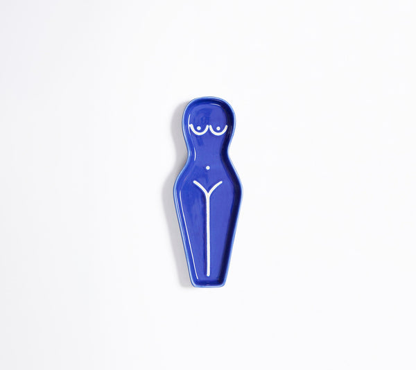DOIY Design Body Spoon Rest - Blue