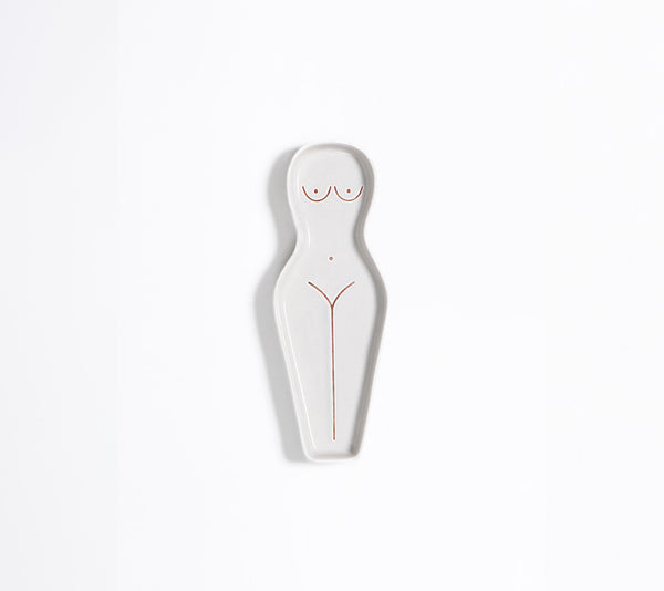 DOIY Design Body Spoon Rest - Nude