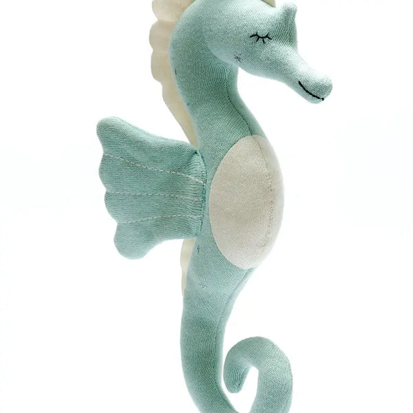 best-years-tactile-knitted-organic-cotton-sea-green-seahorse-plush-toy