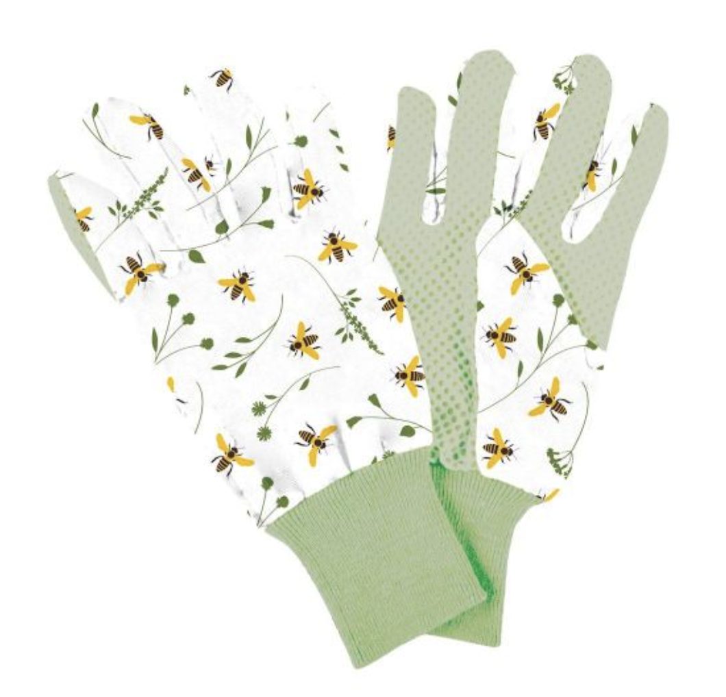 Fallen Fruits Bee Design Gardening Gloves
