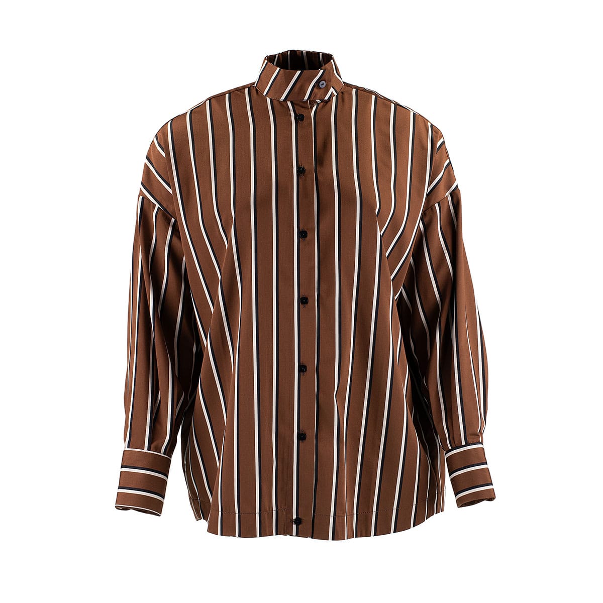 Les Bohémiennes Mini Shirt Stripes Brown