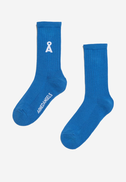 Armedangels Warm Blue Organic Cotton Bold Regular Saamus Socks