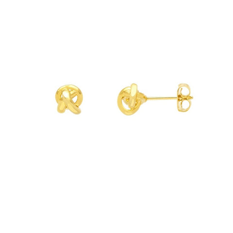 Estella Bartlett  Knot Stud Earrings - Gold Plated