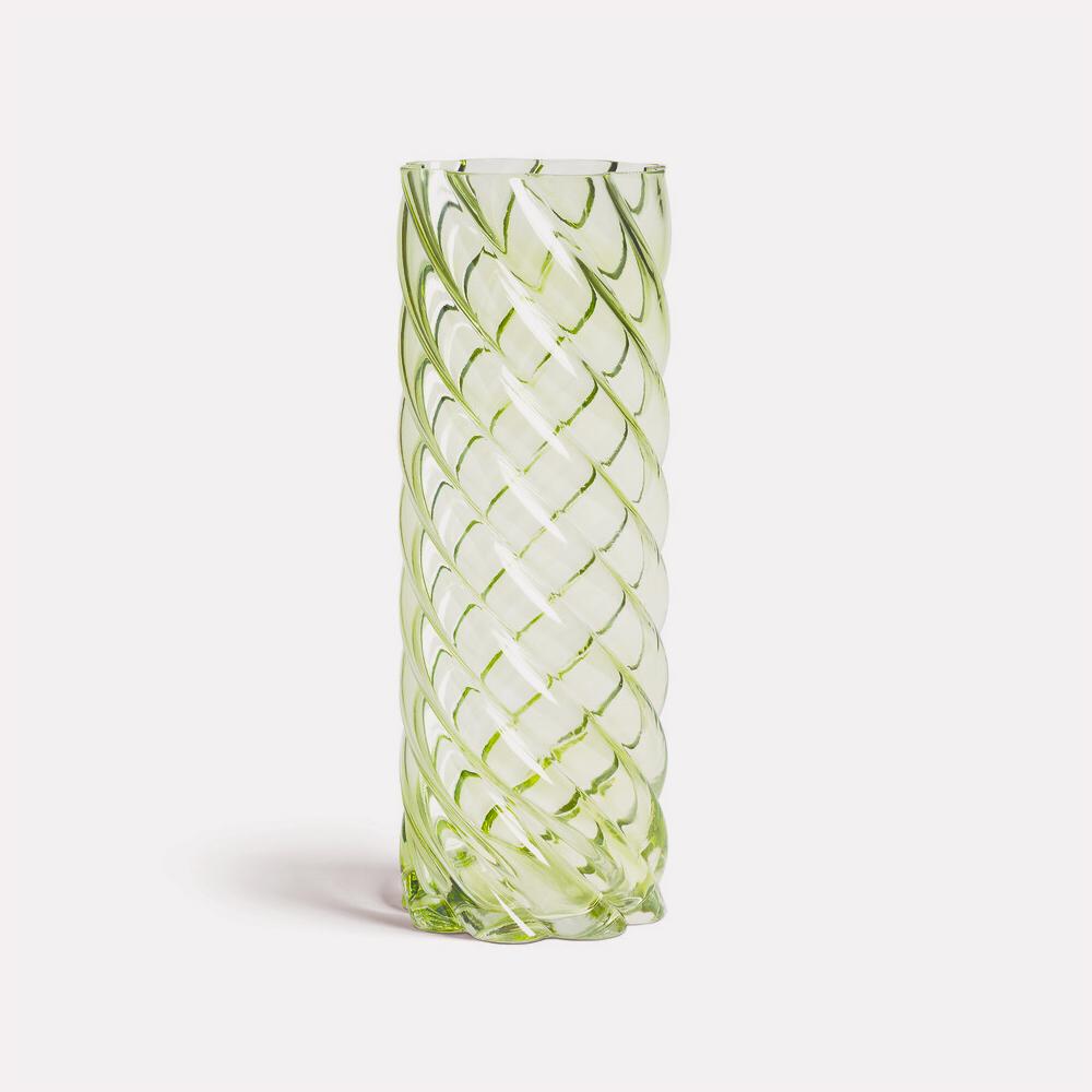 &klevering Marshmallow Green Glass Vase