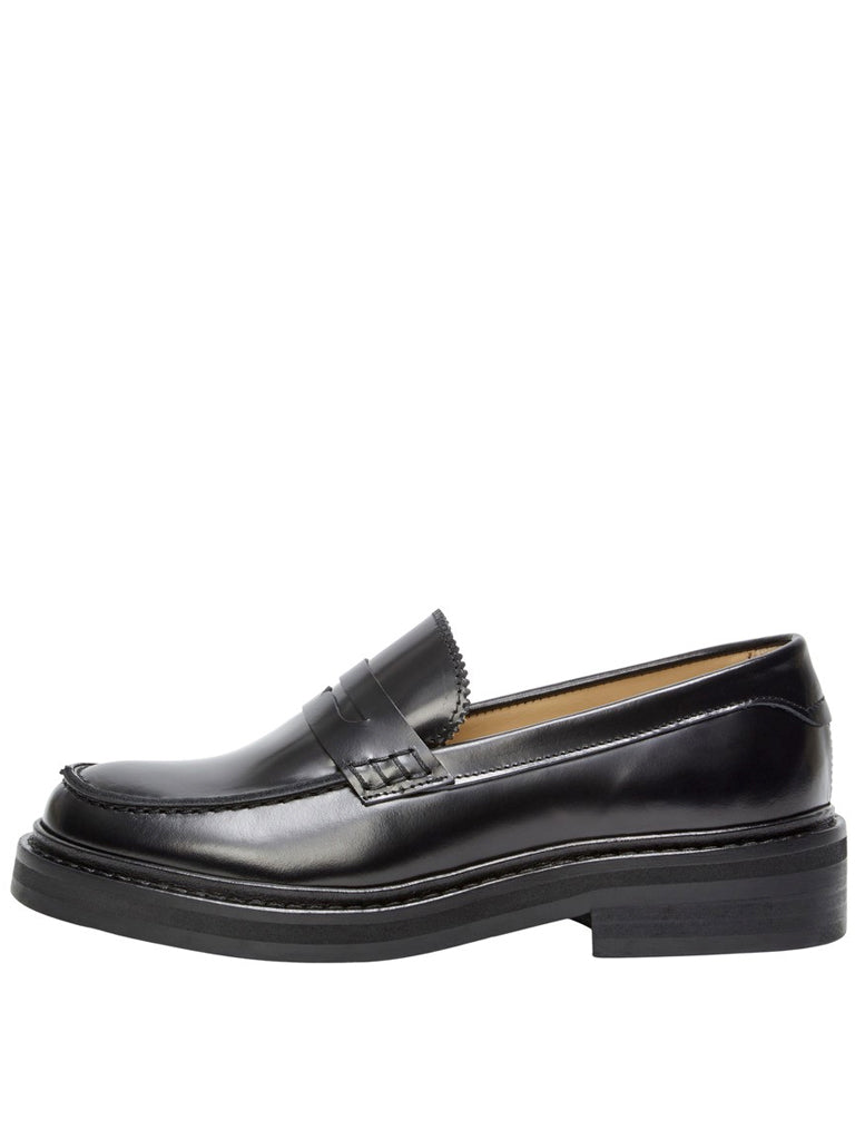 Selected Femme Camille Loafers In Black