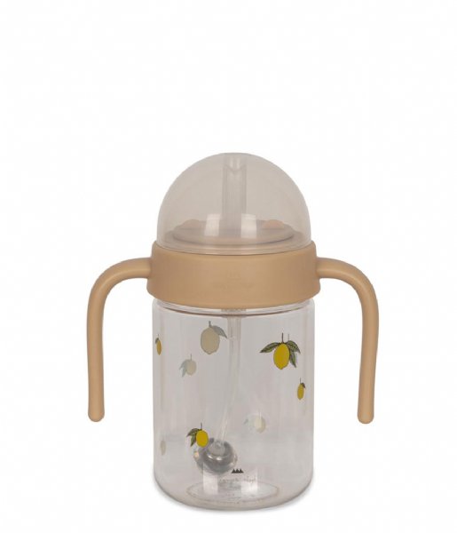 Konges Slojd Lemon Baby Bottle with Handle 