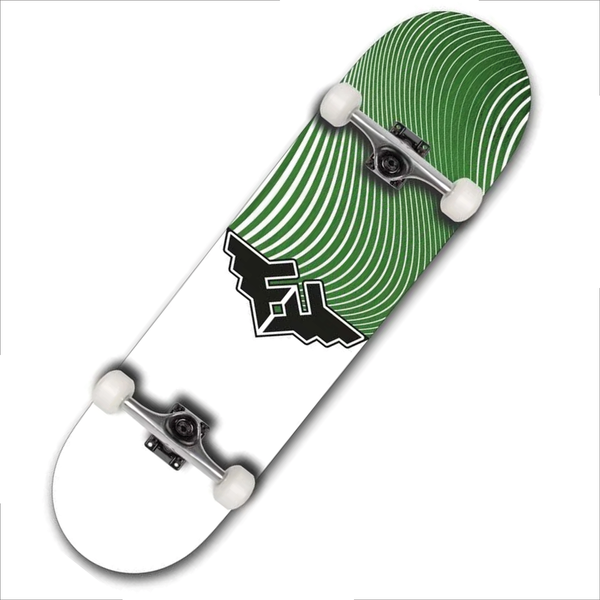 Fracture D Skateboard Green Wings