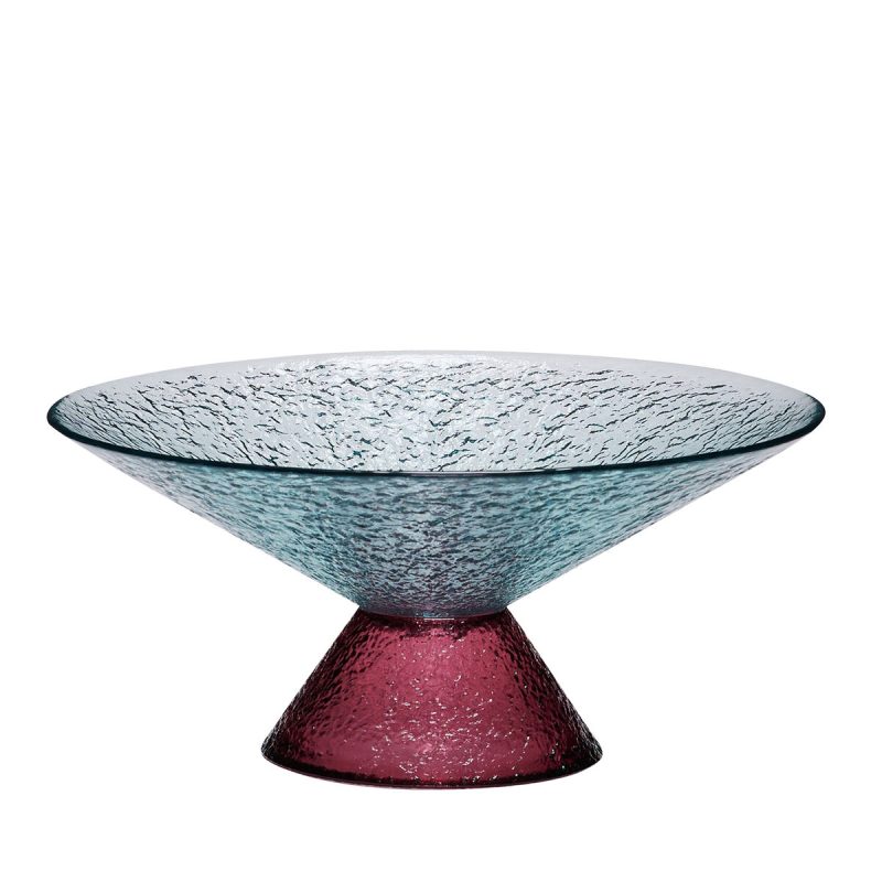 hubsch-detachable-bluered-glass-fruit-bowl-large