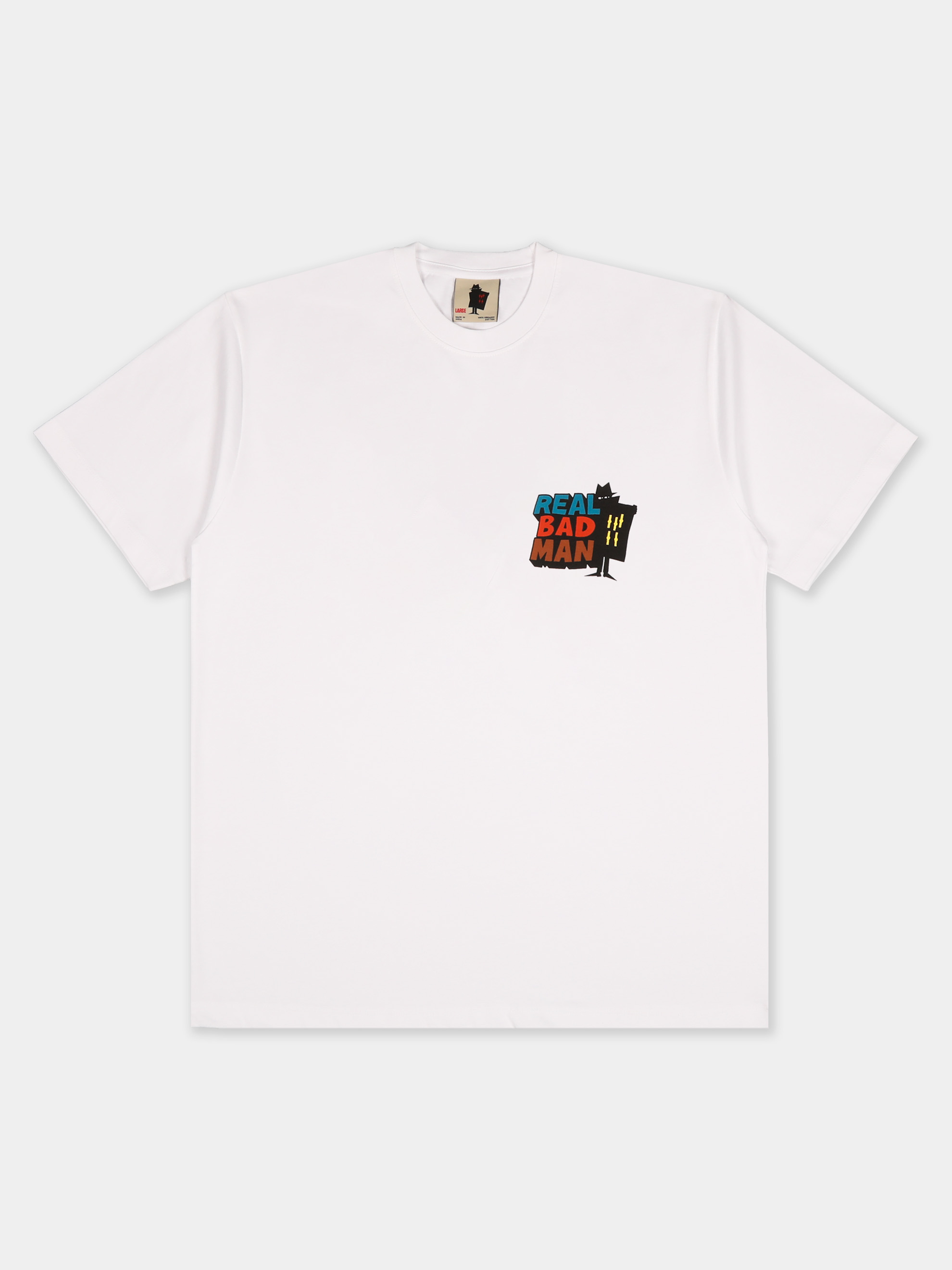 Real Bad Man Logo T Shirt Vol 12 White
