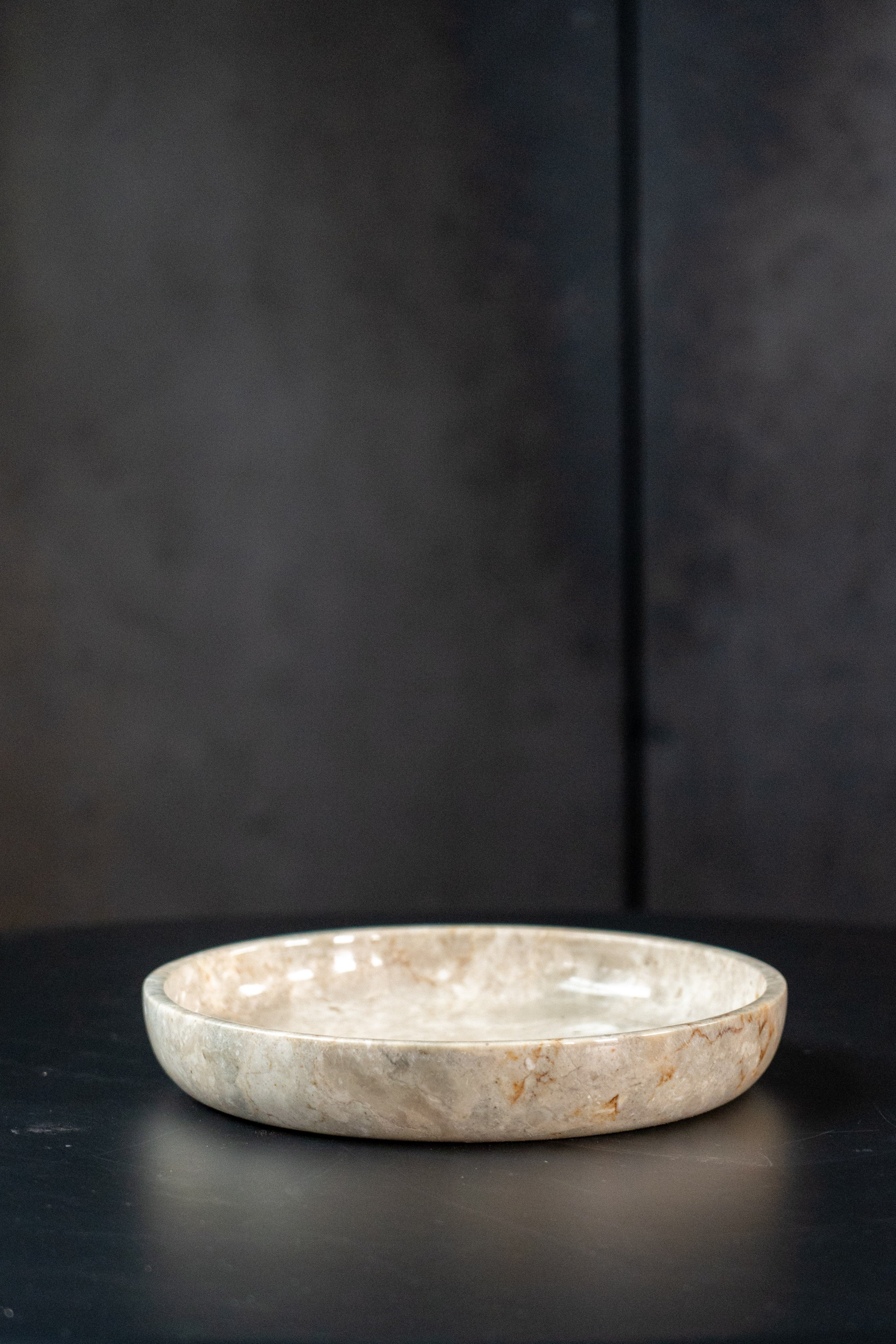 botanicalboysuk Handmade Marble Low Bowl