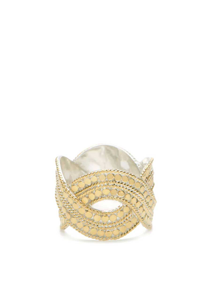 Anna Beck Gold Classic Woven Band Ring