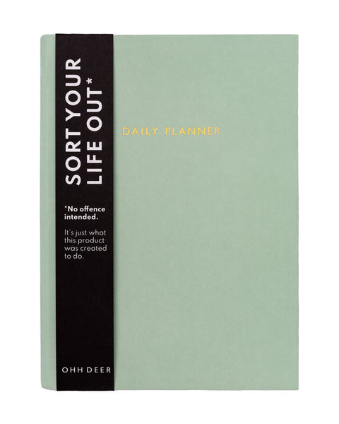 Ohh Deer Sage Green Daily Planner