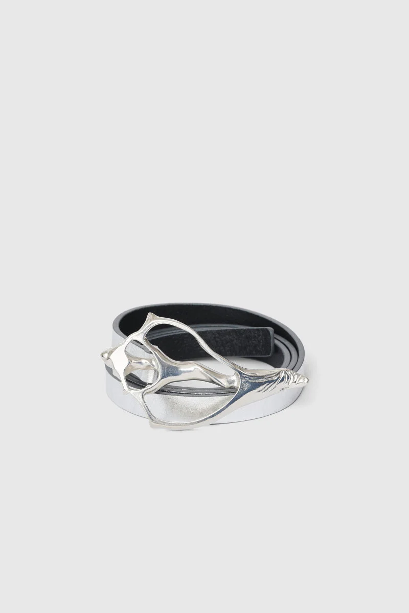 Rodebjer Shell Belt - Silver/Silver