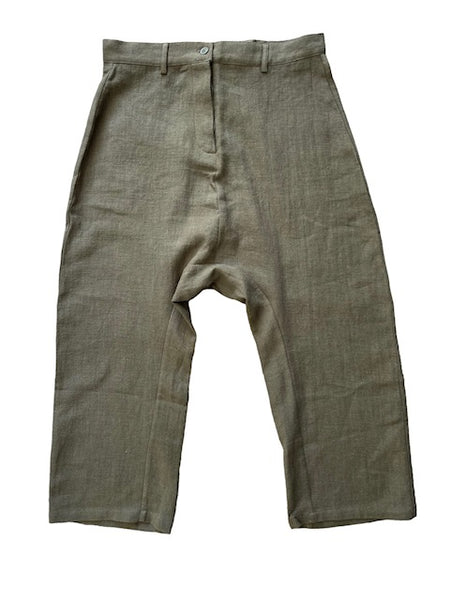 Window Dressing The Soul Olive Green Wdts Charlie Trousers