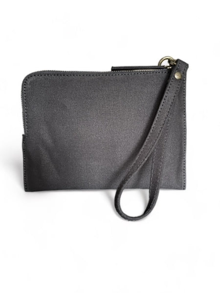 WDTS - Window Dressing the Soul Black Canvas Pouch with Strap