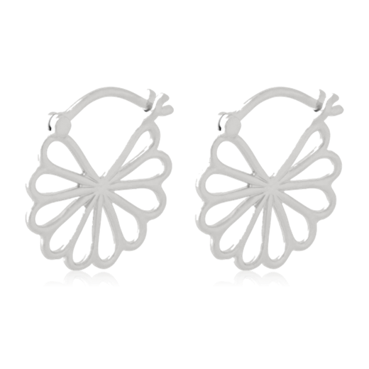 Pernille Corydon Small Silver Bellis Earrings