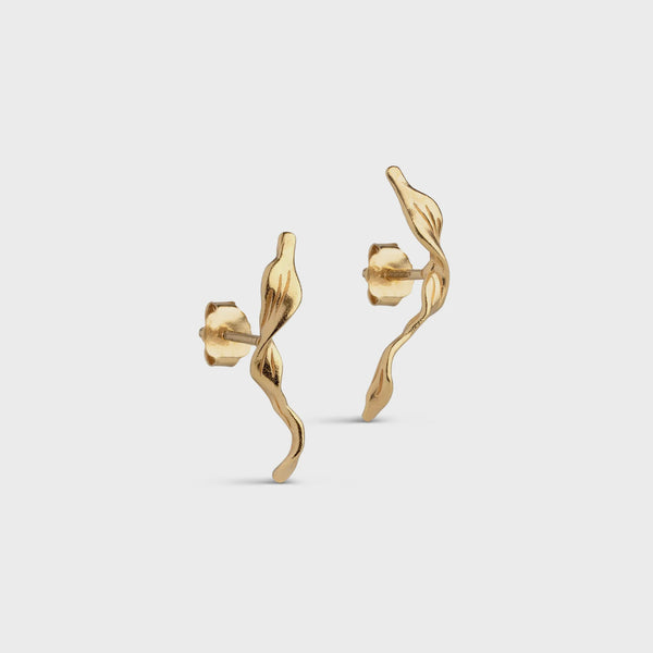 Enamel Copenhagen Juno Stud Earrings - Gold